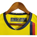 Camisa Retrô FC Barcelona II 08/09 - Masculina - Amarela com detalhes em azul e vermelho