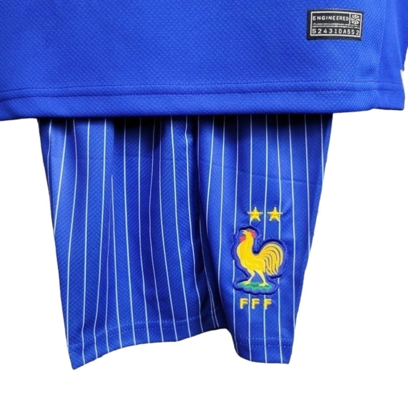 Kit Infantil Seleção da França I 24/25 - Azul