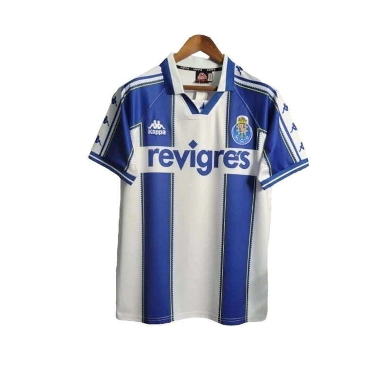 Camisa Retrô Porto I 1997/1999 - Torcedor - Branca com detalhes em azul