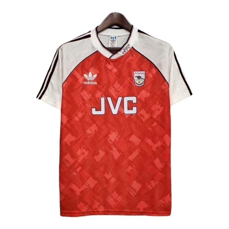 Camisa Retrô Arsenal I 90/92 - Masculina  - Vermelha e branca