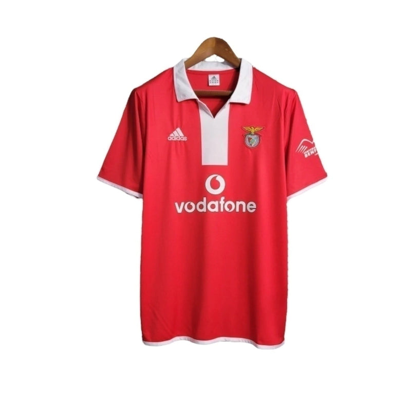 Camisa Retrô Benfica 2004/2005 - Torcedor - Vermelha com detalhes em branco