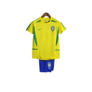 Kit Infantil Brasil Retrô 2002 - Amarelo com detalhes em verde