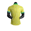 Camisa Seleção Brasileira I 24/25 - Jogador Masculina - Amarela com detalhes em verde