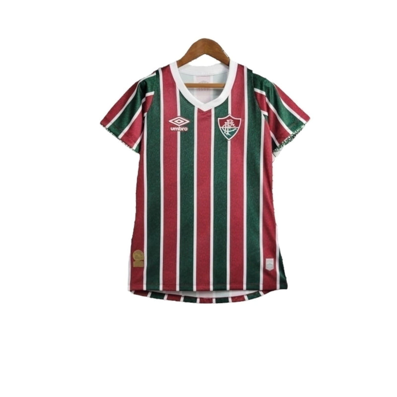Camisa Fluminense Home 24/25 - Torcedor  Feminina - Verde e vermelha