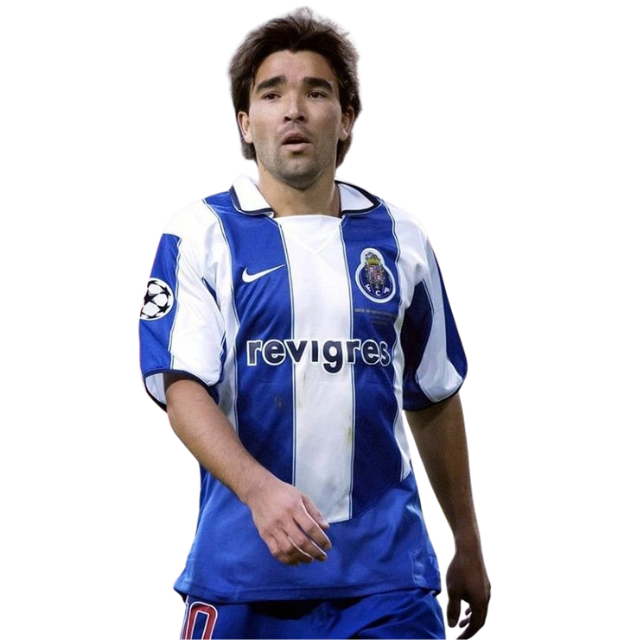 Camisa Retrô Porto I 03/04 - Torcedor - Branca com detalhes em azul