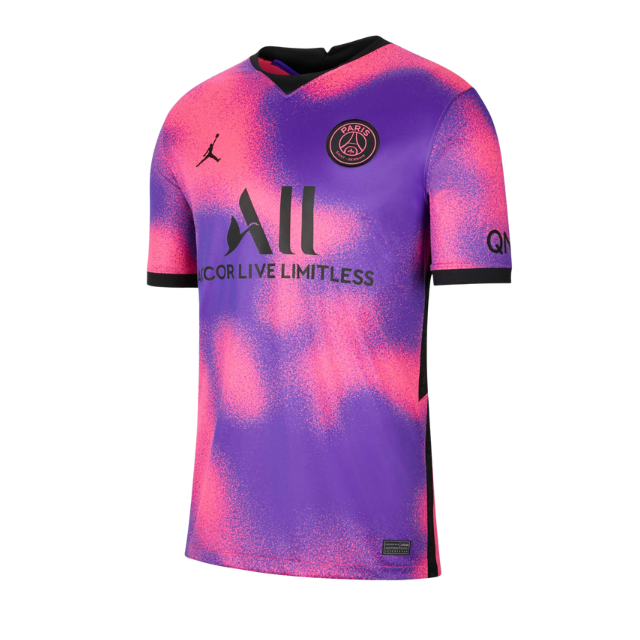 Camisa Retrô Paris Saint German IV 20/21 - Rosa com detalhes rosa