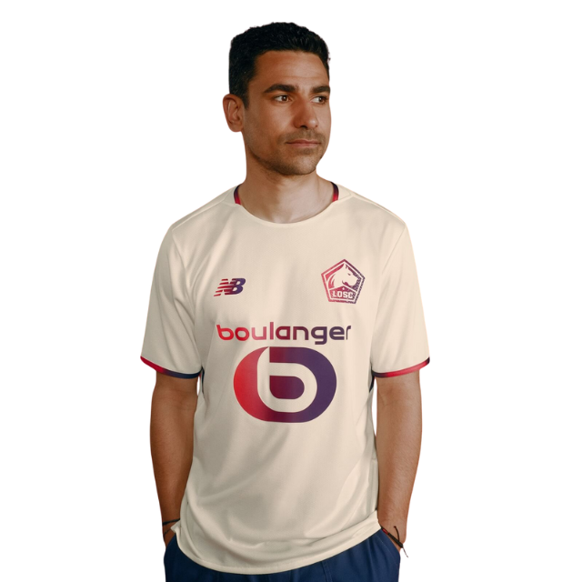 Camisa Lille II 25/26 - Torcedor Masculina - Branca