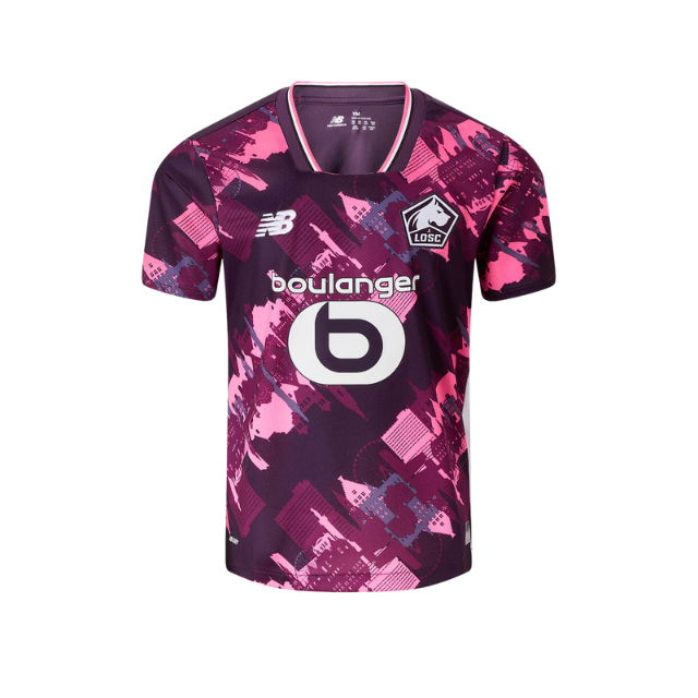 Camisa Lille III 25/26 - Torcedor Masculina - Roxo