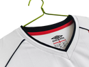 Camisa Seleção Inglaterra Retrô Manga Longa 2002 - Torcedor Masculina - Branco