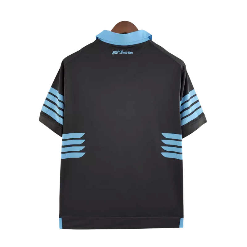 Camisa Lazio Away Retrô 2015/16 - Torcedor Masculino - Preto