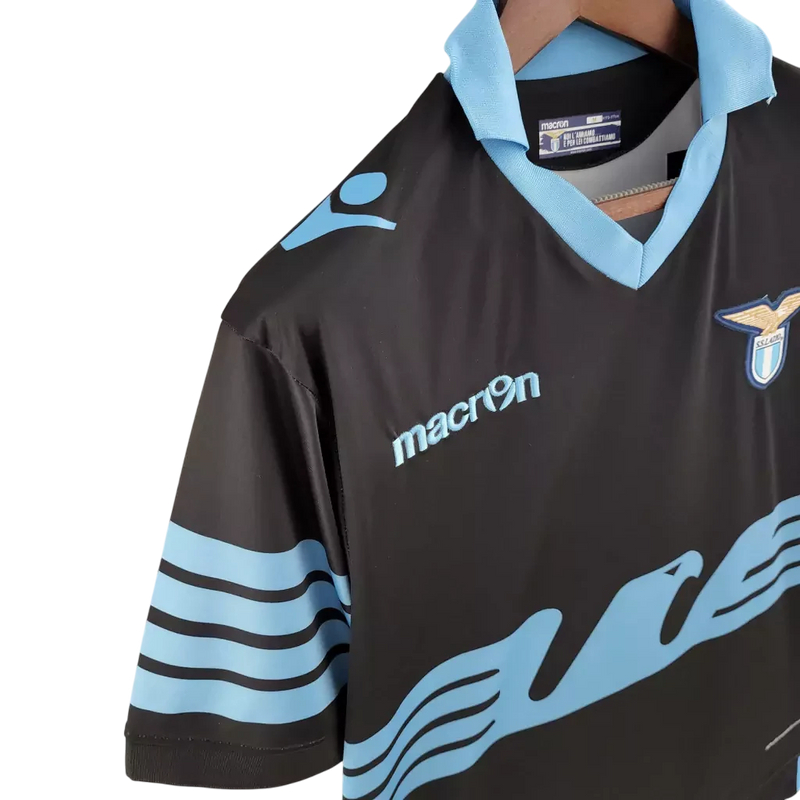 Camisa Lazio Away Retrô 2015/16 - Torcedor Masculino - Preto