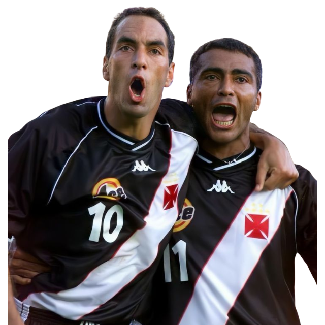 Camisa Retrô Vasco da Gama 2000 Home - Preta