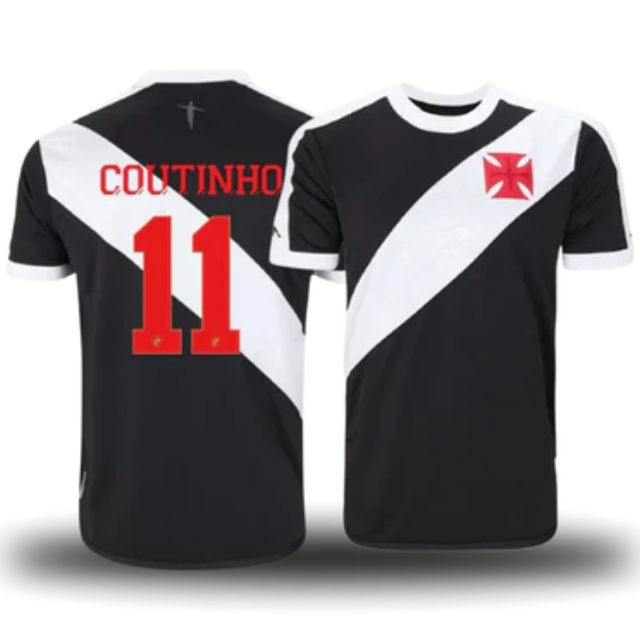 Camisa Vasco da Gama - Preto -24/25 - COUTINHO