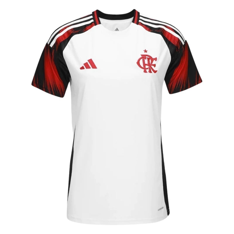 Camisa Flamengo II 25/26 Torcedor - Feminina Branca
